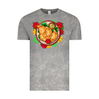 Cloud Rock empanadas plate and roses Vintage Tee - AdoDesignShop