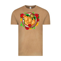 Vintage Camel empanadas plate and roses Vintage Tee - AdoDesignShop