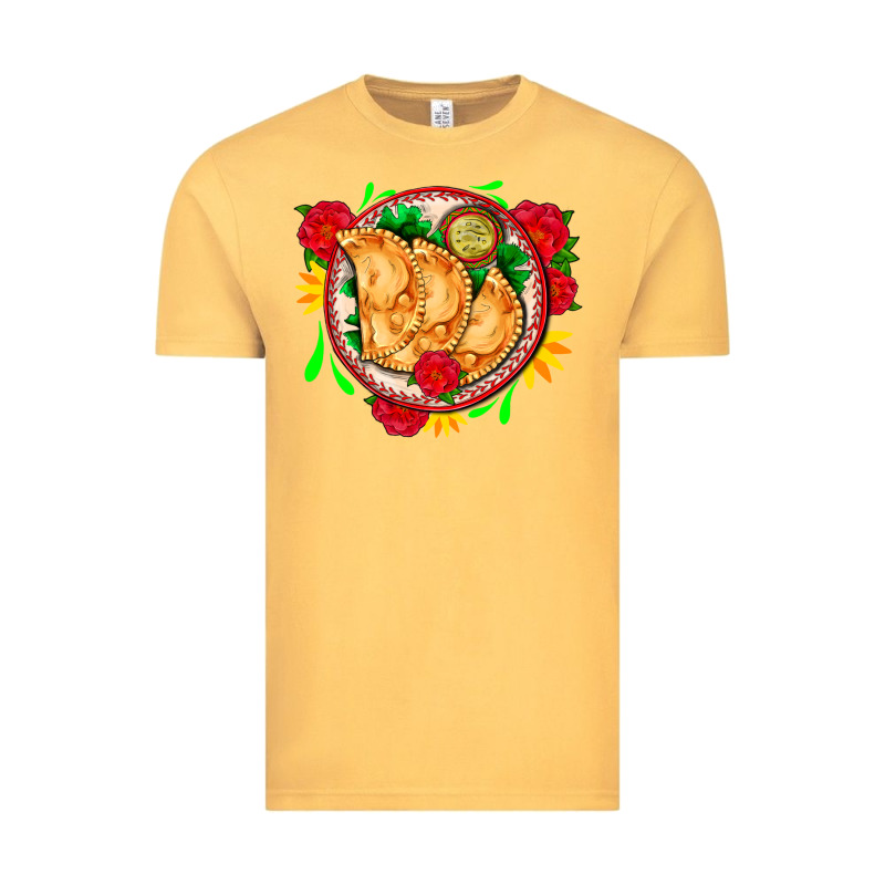Empanadas Plate And Roses Vintage Tee by AdoDesignShop | Teevron