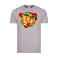 Vintage Zinc empanadas plate and roses Vintage Tee - AdoDesignShop