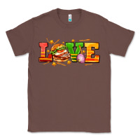 Chestnut love with hamburger Classic Tee - AdoDesignShop