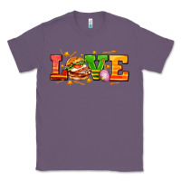Lavender love with hamburger Classic Tee - AdoDesignShop