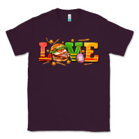Plum love with hamburger Classic Tee - AdoDesignShop