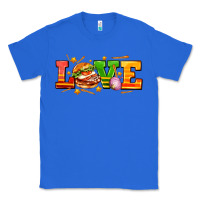 True Royal love with hamburger Classic Tee - AdoDesignShop