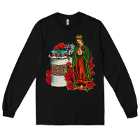 Black our lady of guadalupe coffee Long Sleeve Tee - JahusDesignShop