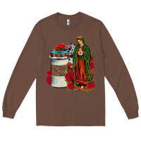 Our Lady Of Guadalupe Coffee Long Sleeve Tee | Teevron