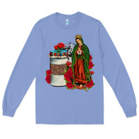 Colony Blue our lady of guadalupe coffee Long Sleeve Tee - JahusDesignShop