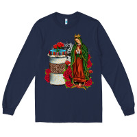 Navy our lady of guadalupe coffee Long Sleeve Tee - JahusDesignShop