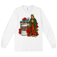 White our lady of guadalupe coffee Long Sleeve Tee - JahusDesignShop