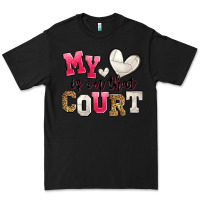 Black my heart is on that court volleyball Premium Tee - Zillion Design Studio