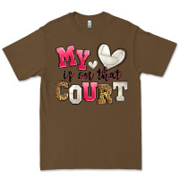 Cacao my heart is on that court volleyball Premium Tee - Zillion Design Studio