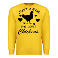 Lemon Just A Girl Who Love Chickens Premium Sweatshirt - Bettercallsaul
