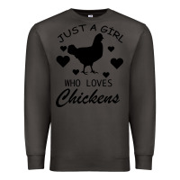 Smoke Just A Girl Who Love Chickens Premium Sweatshirt - Bettercallsaul