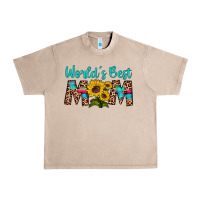 French Oak world's best mom sunflower Urban Heavy Tee - Artiststas