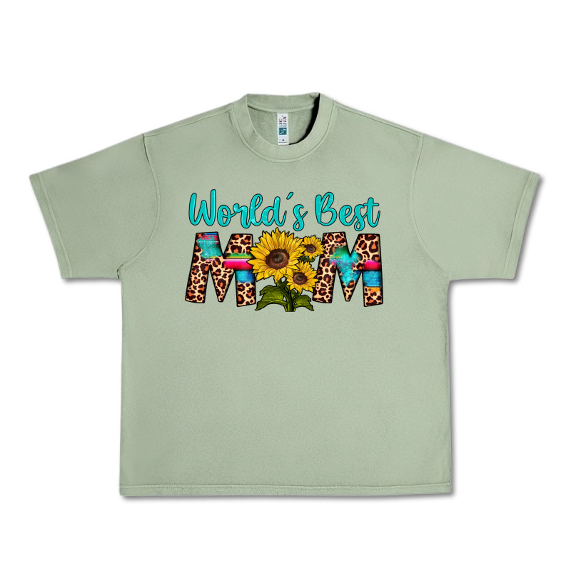 World's Best Mom Sunflower Urban Heavy Tee by Artiststas | Teevron