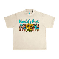 Sandshell world's best mom sunflower Urban Heavy Tee - Artiststas