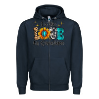 Navy For The Love Of Sunshine Zipper Hoodie - MaliasSmallBusiness