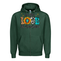 Sports Green For The Love Of Sunshine Zipper Hoodie - MaliasSmallBusiness