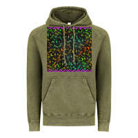Vintage Olive halloween witch symbols seamless pattern Vintage Hoodie - BundleAndBundleShop
