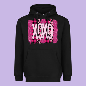 Love Xoxo Brushstrokes Valentines Heavyweight Hoodie Designed By Bettercallsaul