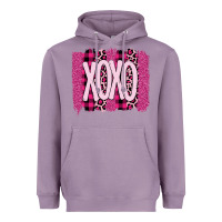 Lavender Love Xoxo Brushstrokes Valentines Heavyweight Hoodie - Bettercallsaul