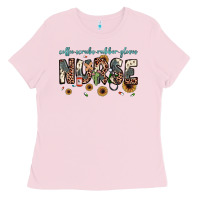 Bubblegum Pink nurse coffee scrubs rubber gloves Ladies Tee - JahusDesignShop