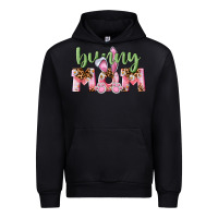 Black Happy Easter Bunny Mom Urban Hoodie - CowGirlArtShop