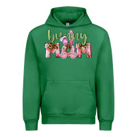 Emerald Happy Easter Bunny Mom Urban Hoodie - CowGirlArtShop