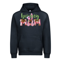Navy Happy Easter Bunny Mom Urban Hoodie - CowGirlArtShop