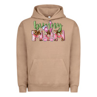 Pigment Burro Happy Easter Bunny Mom Urban Hoodie - CowGirlArtShop