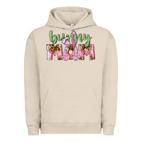 Pigment French Oak Happy Easter Bunny Mom Urban Hoodie - CowGirlArtShop