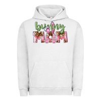 Pigment Lunar Rock Happy Easter Bunny Mom Urban Hoodie - CowGirlArtShop
