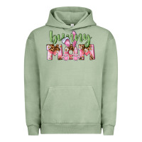 Pigment Oil Green Happy Easter Bunny Mom Urban Hoodie - CowGirlArtShop