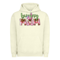 Pigment Pistachio Happy Easter Bunny Mom Urban Hoodie - CowGirlArtShop