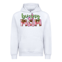 White Happy Easter Bunny Mom Urban Hoodie - CowGirlArtShop