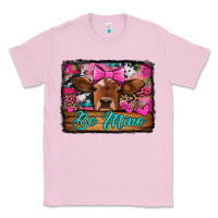 Bubblegum Pink be mine valentine's day cow Classic Tee - Jasminsmagicworld