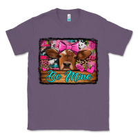 Lavender be mine valentine's day cow Classic Tee - Jasminsmagicworld