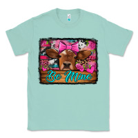 Seafoam be mine valentine's day cow Classic Tee - Jasminsmagicworld
