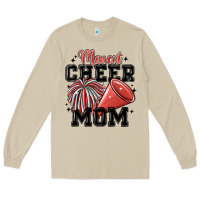 Mushroom mascot cheer mom Long Sleeve Tee - MaliasSmallBusiness
