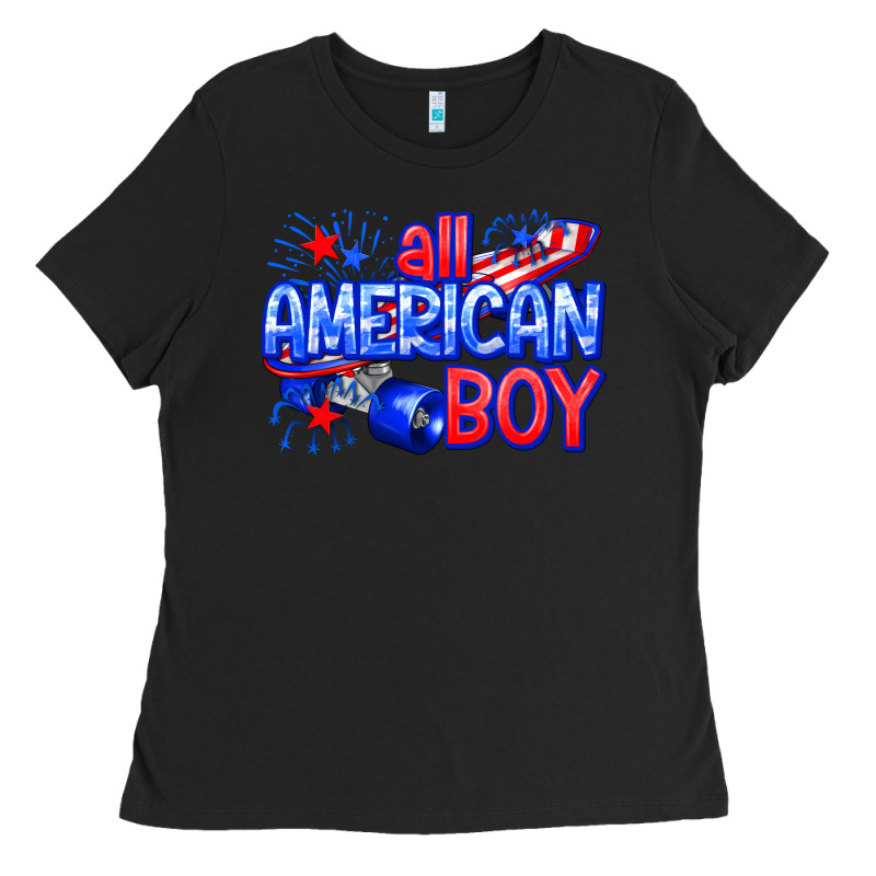All American Boy Billie Wilder Ladies Tee by texasbilliewilder | Teevron
