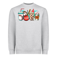Heather Grey baseball coffee cups Heavyweight Sweatshirt - Jasminsmagicworld