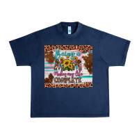 Navy being a mom makes my life complete Urban Heavy Tee - Artiststas