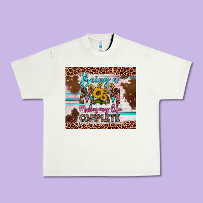 Being A Mom Makes My Life Complete Urban Heavy Tee Designed By Artiststas