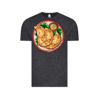 Vintage Black empanada Vintage Tee - AdoDesignShop