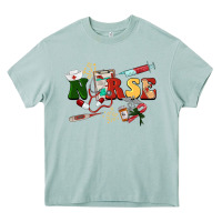 Arona Christmas nurse Heavy Core Tee - BarkalooDesign
