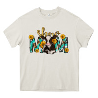 Cream show mom with cow mothers day Heavy Core Tee - texasbilliewilder