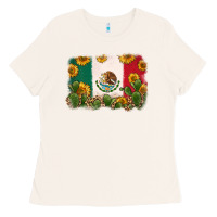 Bone mexican flag Ladies Tee - Zillion Design Studio