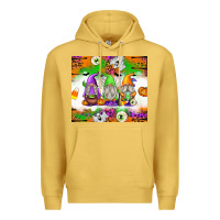 Antique Gold Halloween Gnomes Premium Hoodie - texasbilliewilder