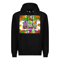 Black Halloween Gnomes Premium Hoodie - texasbilliewilder