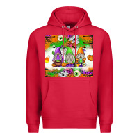 Cardinal Halloween Gnomes Premium Hoodie - texasbilliewilder